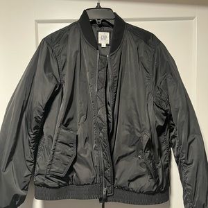 Gap Black Bomber Jacket